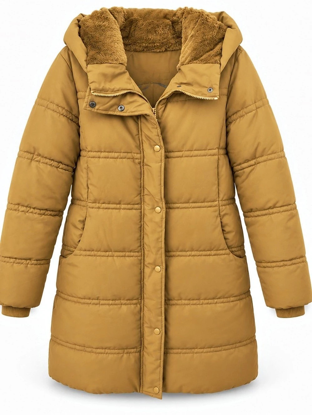 Bernardo EcoPlume Puffer Coat in Brown Size M NWT